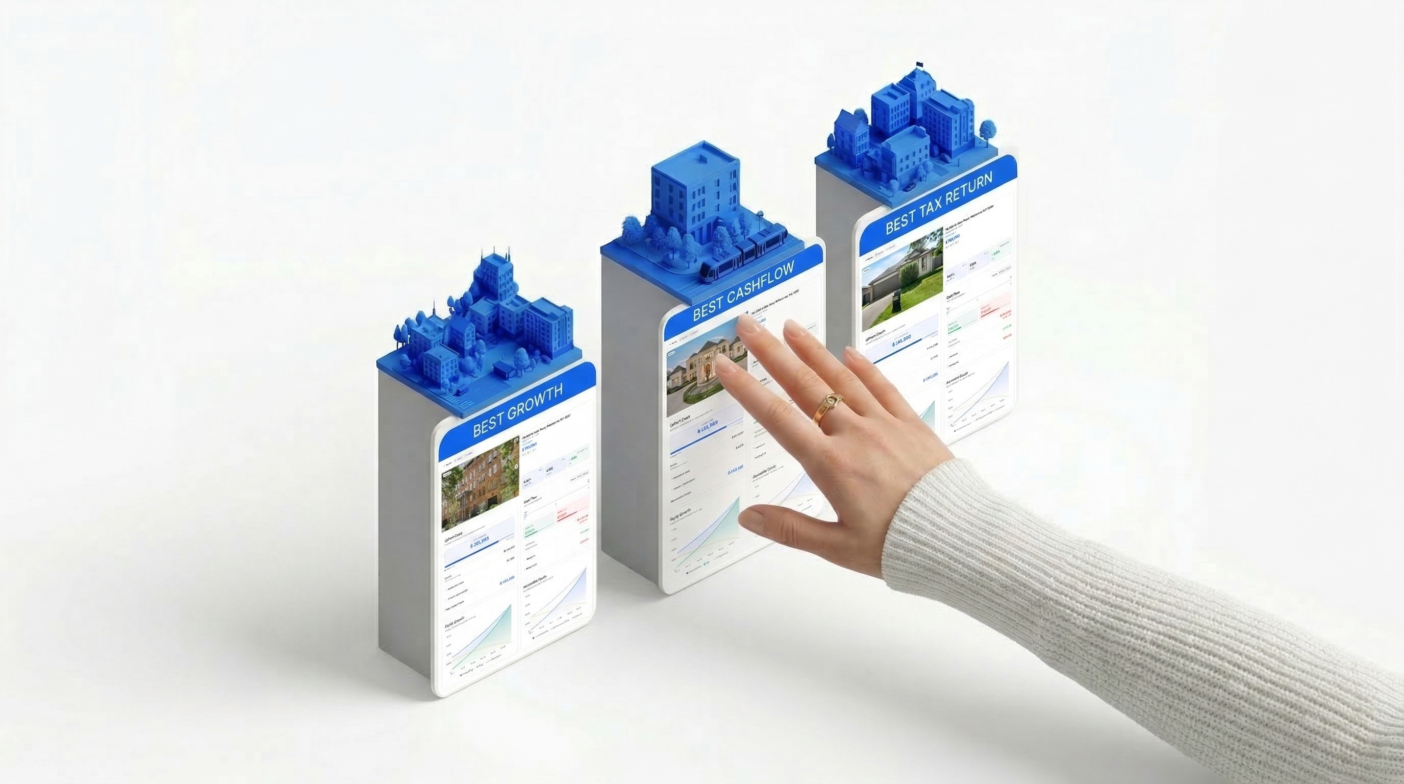 ProfitPie Pro — compare properties by growth, cashflow, and tax return